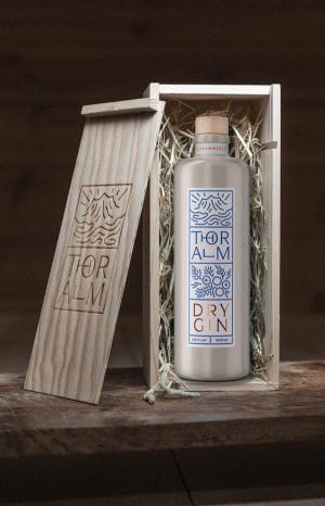 THORALM DRY GIN in gift box 500ml