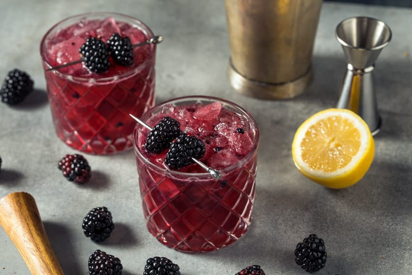 Gin Bramble Cocktail